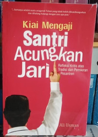 Image of Kiai Mengaji Santri Acungkan Jari